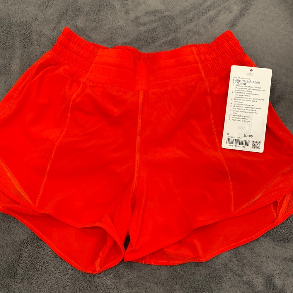 NEW Lulemon Red shorts